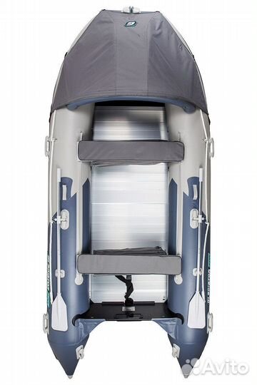 Надувная лодка gladiator C400AL белый/серый