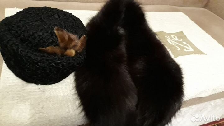 Шапка и воротник