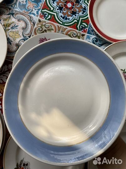 Сервиз столовый тарелки блюдца раритет СССР