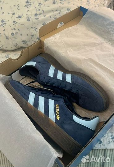 Кроссовки adidas spezial halo dark blue