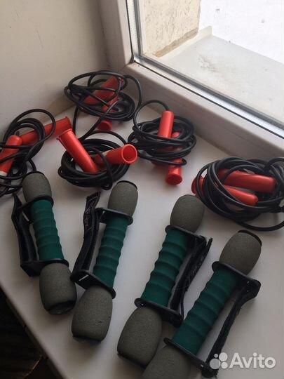 Гантели для детского развития, прыголка в подарок