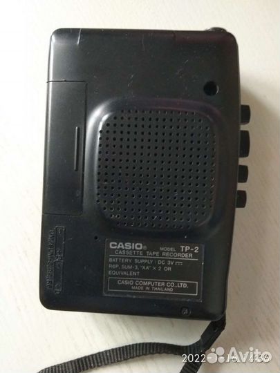 Кассетный диктофон Casio TP-2