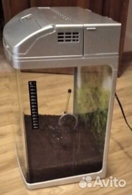 Аквариум jebo R338 грунт пропант фильтр фон