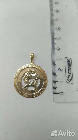 Кулоны золотые
