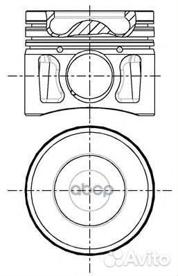 Поршень peugeot boxer/citroen jumper 2,2HDI 06