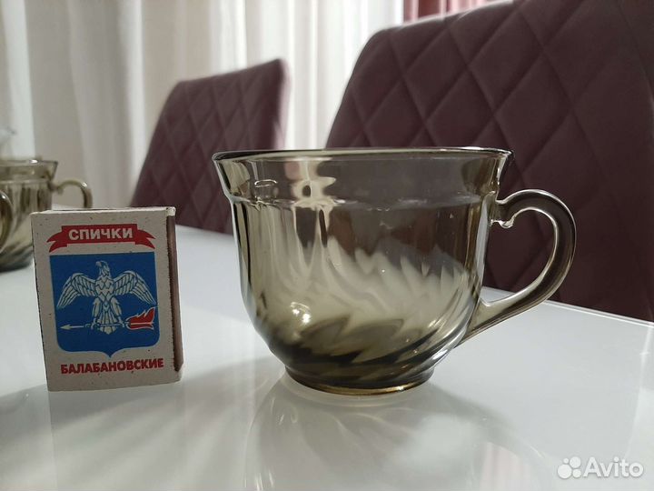 Набор из 6ти кружек и 3х маленьких стаканчиков