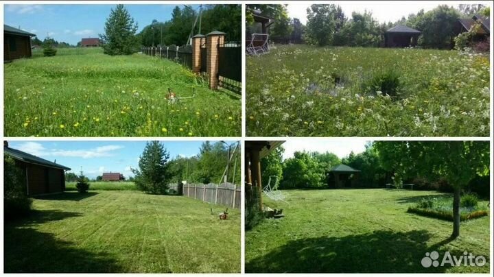 Расчистка участка, Спил деревьев Покос травы