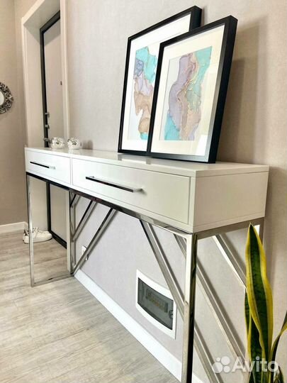 Консоль 150*30см на каркасе сталь