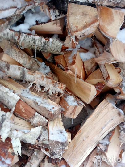 Дрова березовые колотые