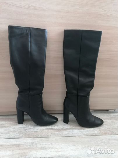 Сапоги женские натуральная кожа 37