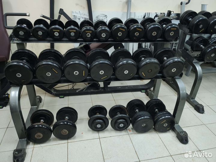 Гантели обрезиненные Ivanko и Barbell