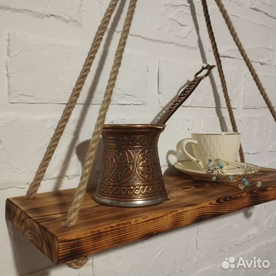 Полка на веревках