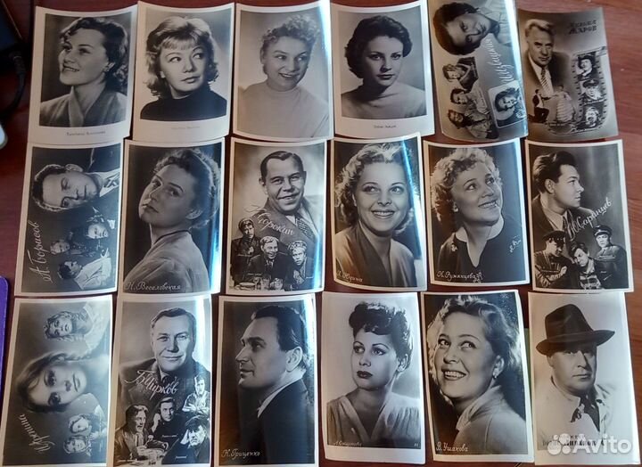 Открытки СССР - артисты кино