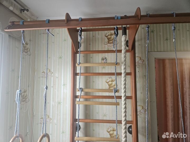 Детская шведская стенка деревянная