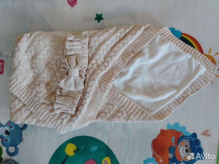 Конверт на выписку вязанный