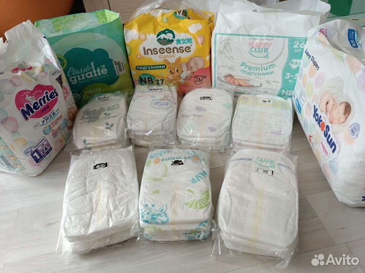 Подгузники пробники