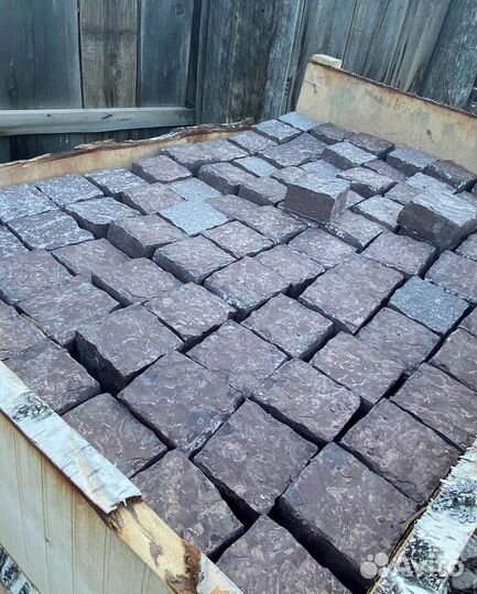 Брусчатка колотая от 100 м2