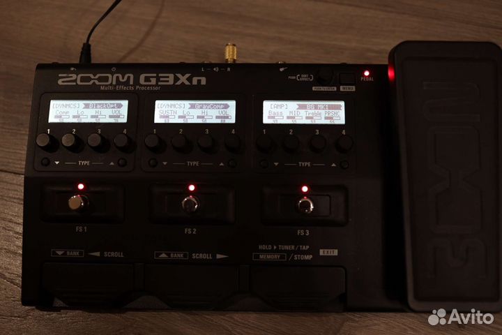 Гитарный процессор эффектов Zoom G3Xn