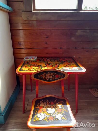 Детский стол и стул