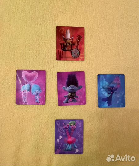 Лентикулярные карты Trolls (Тролли) Пятерочка