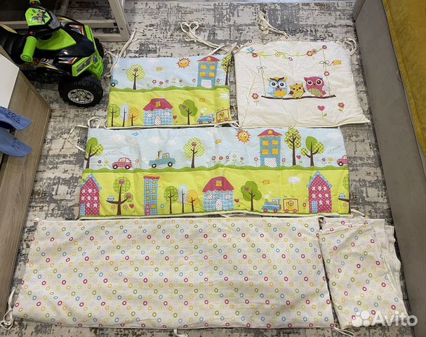 Бортики в детскую кроватку