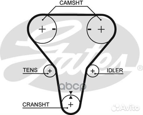 Ремень грм 123x220H Mazda 323 1.5 16V 94 5512XS