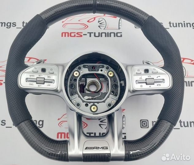 Руль 63 AMG Карбон + кожа на GLC-Class X253/C253