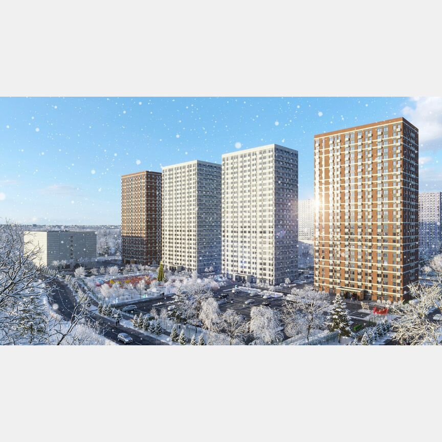 2-к. квартира, 48,6 м², 12/23 эт.