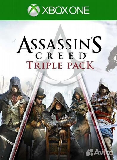 Assassin's creed triple pack xbox one/series
