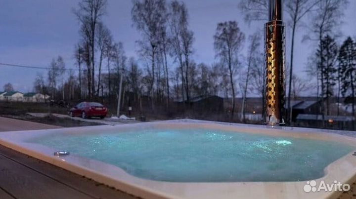 Купель с подогревом на улице KUL-8706