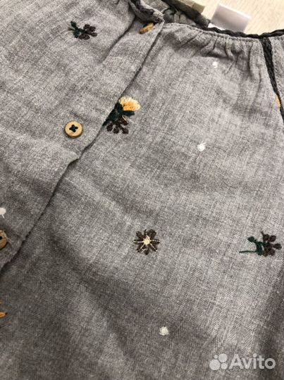 Рубашка zara 2/3 года