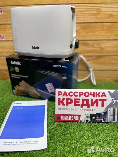 Tостер BBK tr 82 Новый (кр 24512)