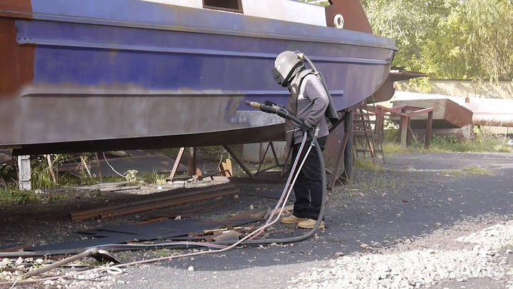 Пескоструйная очистка, покраска