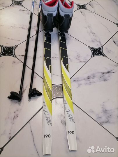 Беговые лыжи active (полный комплект), 190 см