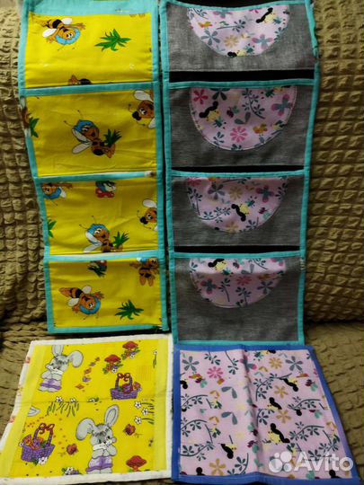 Кармашки для шкафчика в детском саду