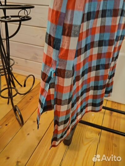 Рубашка в клетку женская