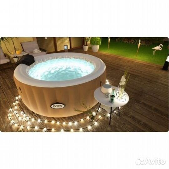 Спа бассейн джакузи надувной intax с нагревом
