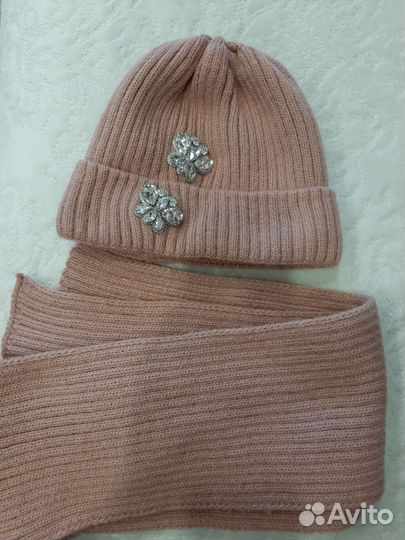Детский набор шапка и шарф