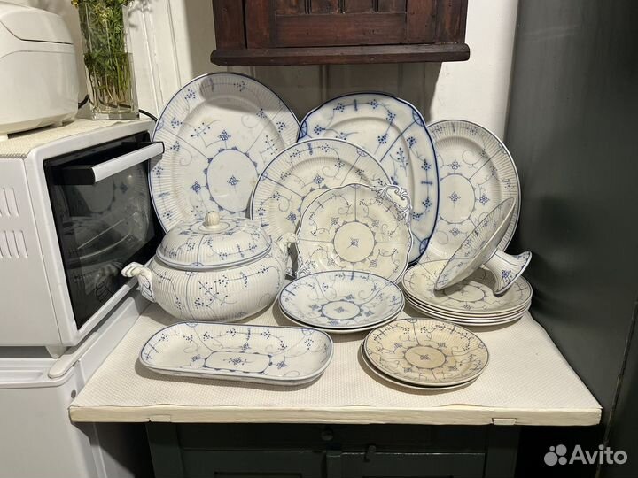 Антикварный сервиз Villeroy Boch dresden 19 век