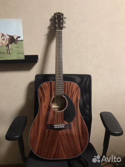 Акустическая гитара fender cd 60s ALL MAH