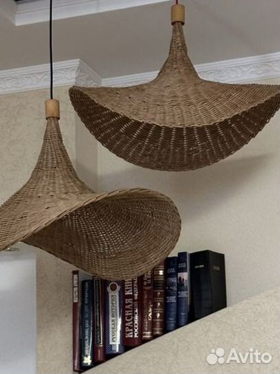 Абажур плетеный