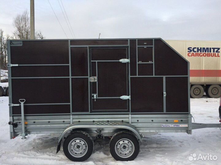 Замок для ворот прицепа врезной с ключом нержавей