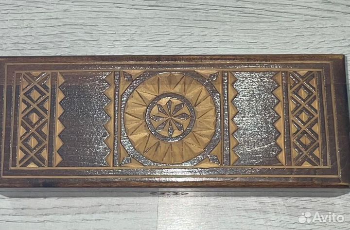 Шкатулка деревянная СССР