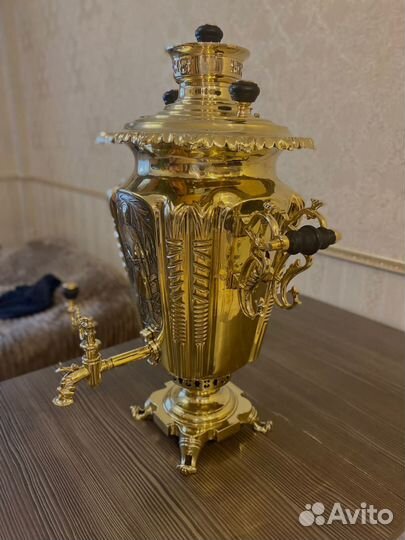 Самовар на дровах старинный