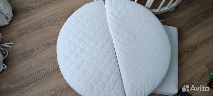 Детская кроватка трансформер круглая