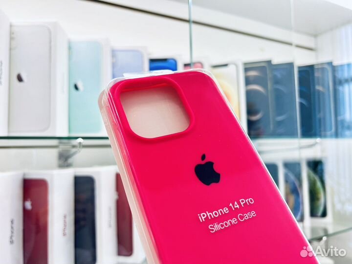 Чехол на iPhone 14 Pro, неон