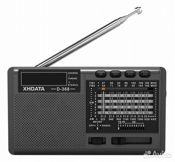 Карманный радиоприемник xhdata D-368 black