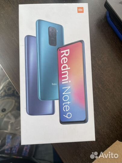 Коробка от телефона Redmi Note 9