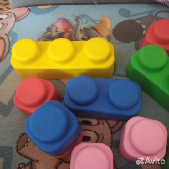 Мягкие кирпичики(мягкий конструктор )для детей