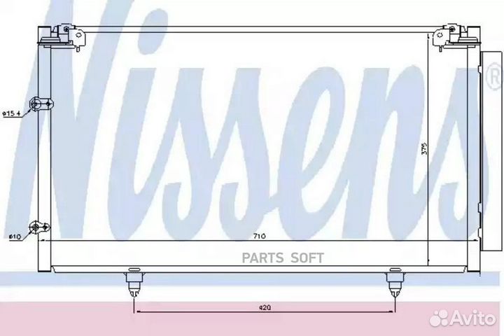 Радиатор кондиционера lexus ES (2002) ES 300 3.0